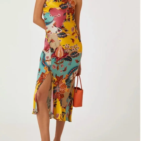 NWOT - Bl-nk One-Shoulder Slip Dress - Picture 2 of 9